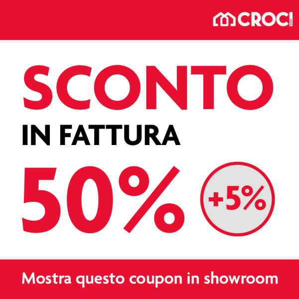 Sconto del 5% su tutti i serramenti!